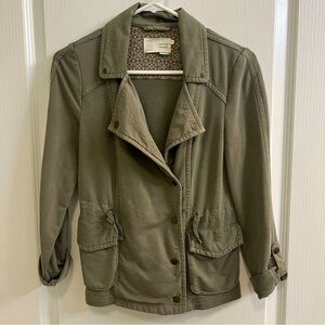 Anthropologie Saturday Sunday Green Military Jacket